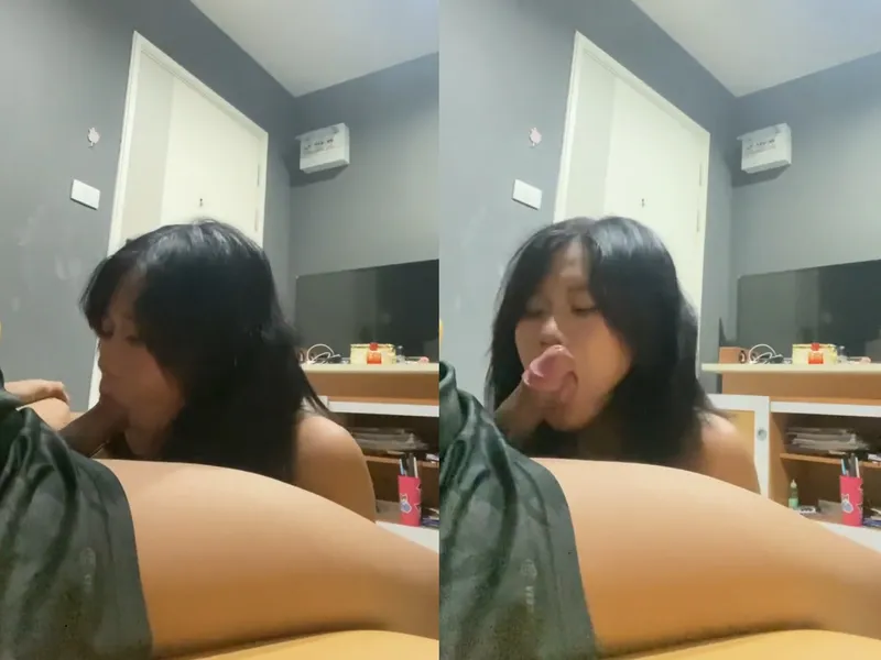 Em mê liếm của quý đến mức ho sặc sụ p1