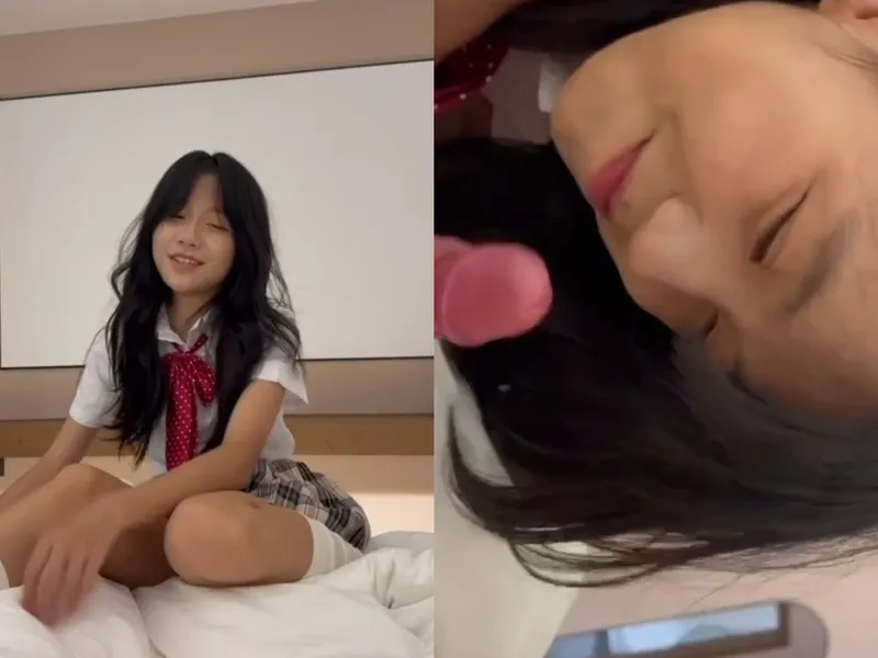 Em loli dễ thương liếm cây hàng biến em thành con em đào nứng lồn p1